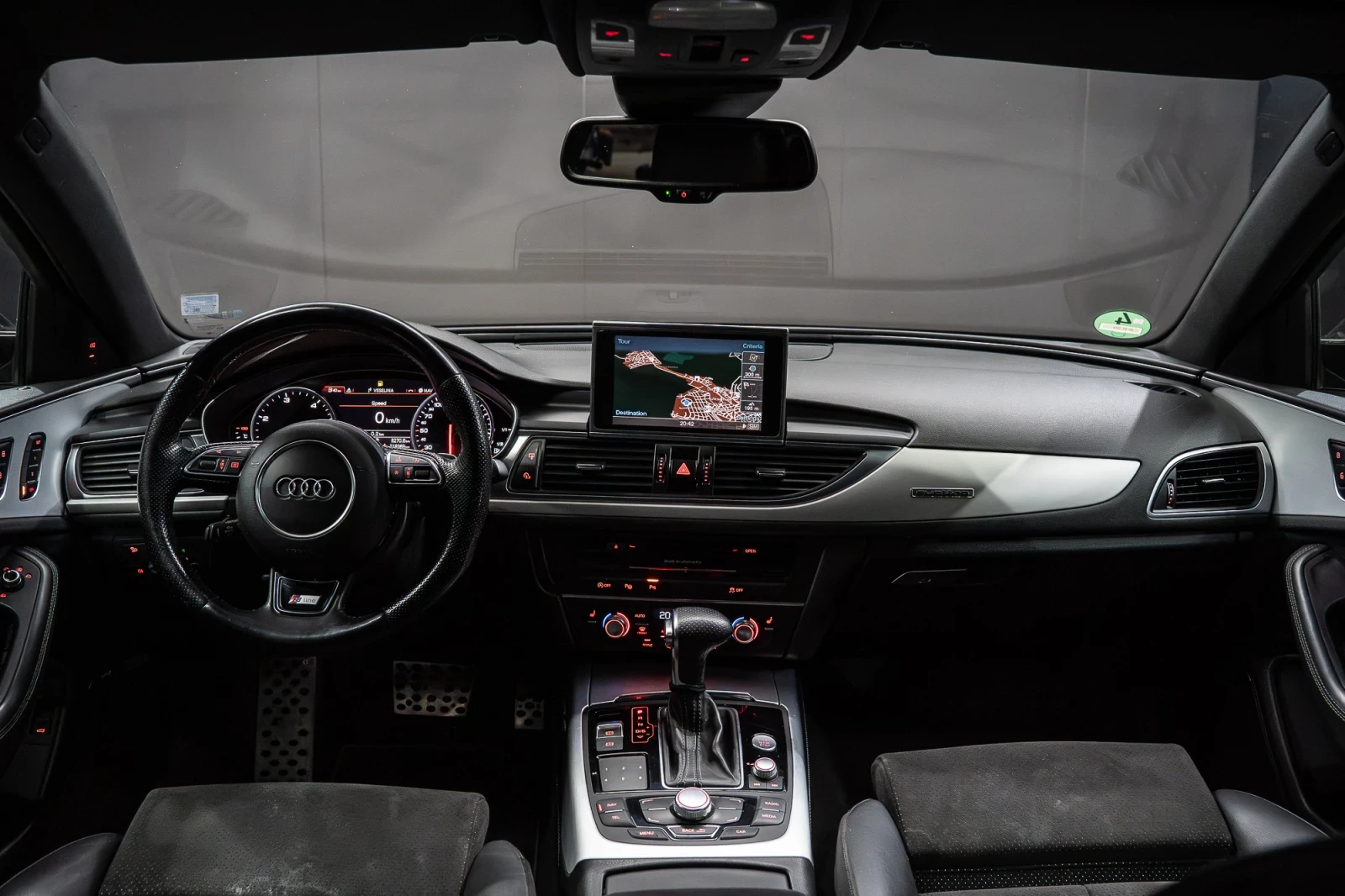 Audi A6 3.0 BI-TDI / S6 / MAXTON / FULL LED / SUNROOF / F1, снимка 9 - Автомобили и джипове - 55278115