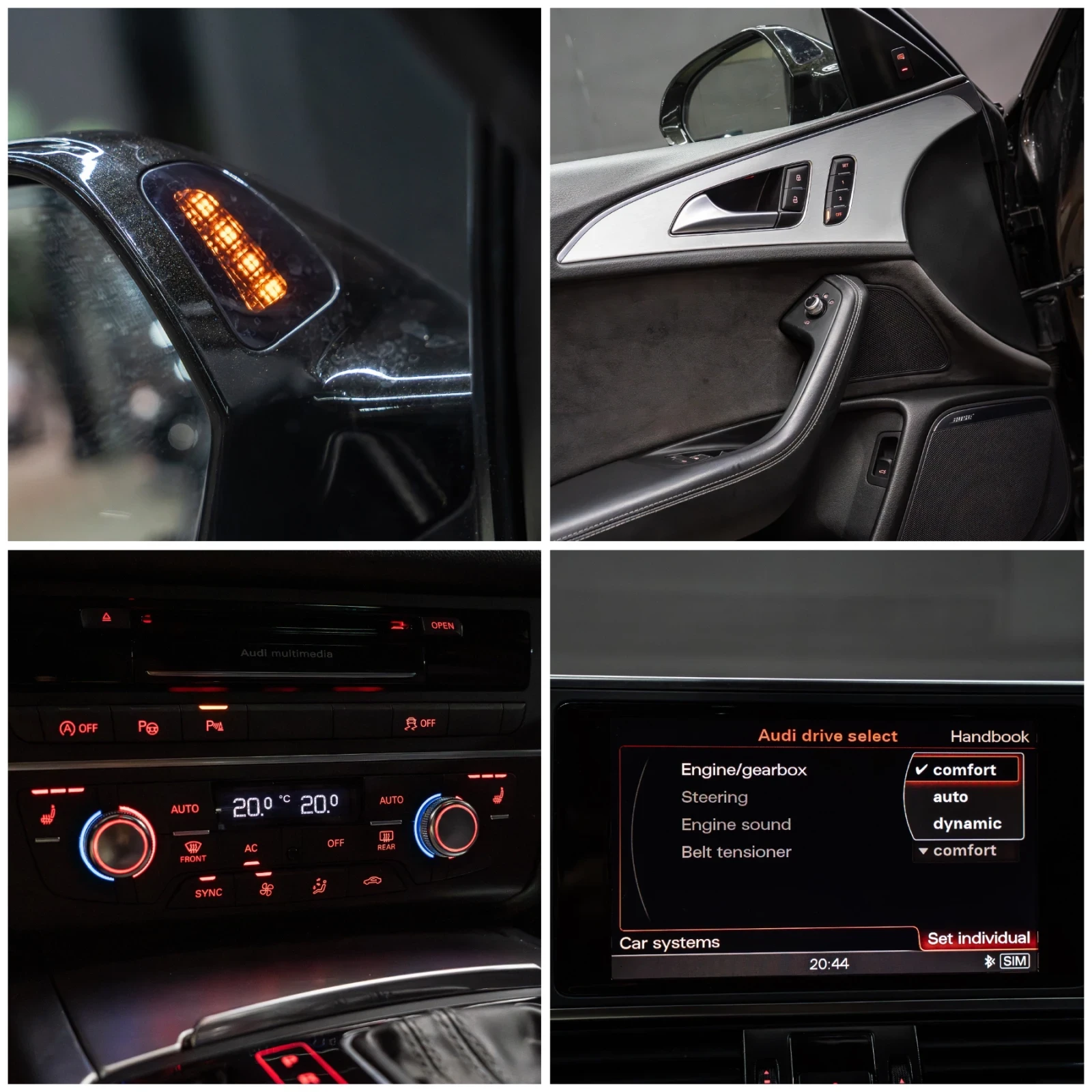 Audi A6 3.0 BI-TDI / S6 / MAXTON / FULL LED / SUNROOF / F1, снимка 16 - Автомобили и джипове - 55278115