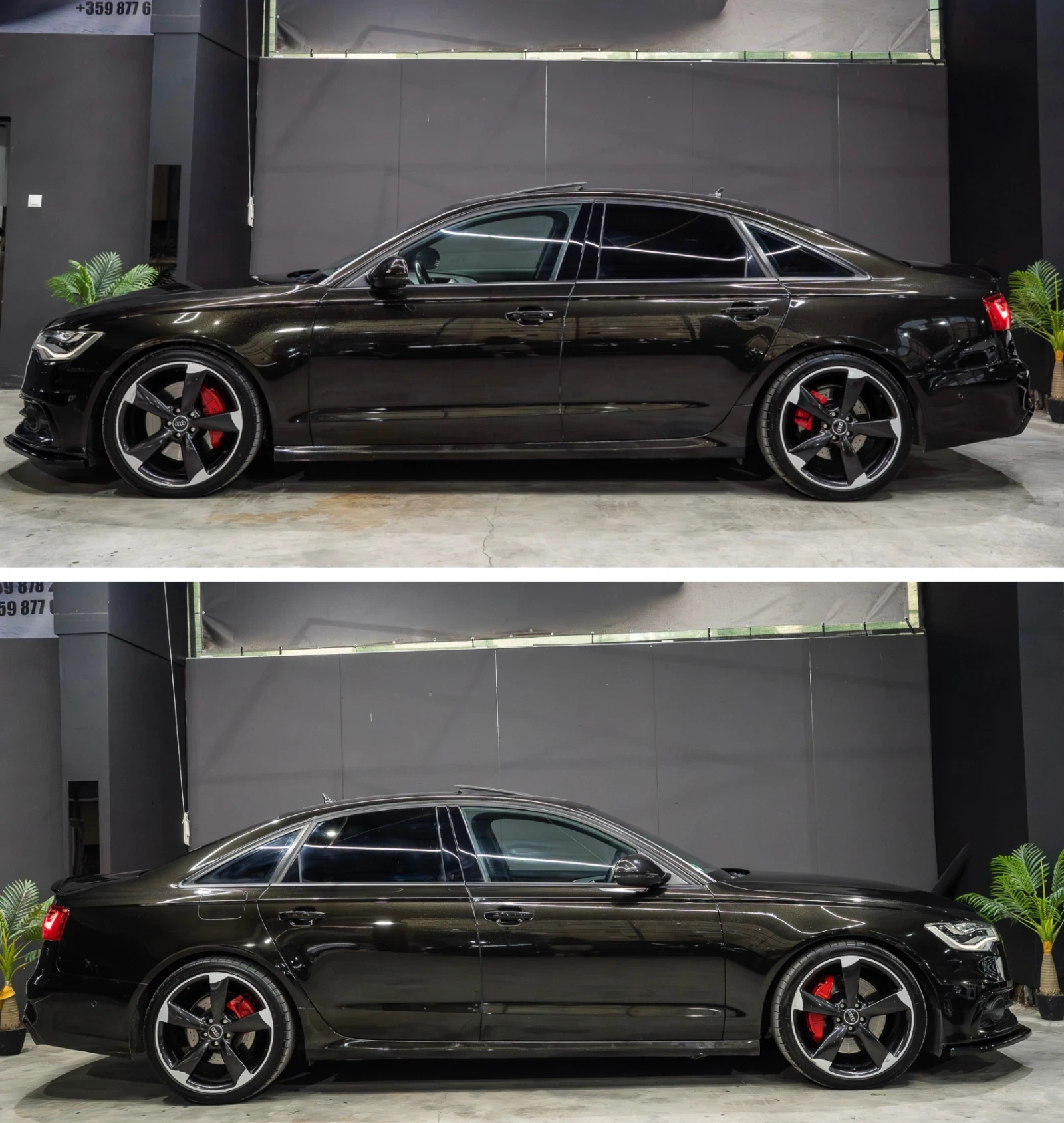 Audi A6 3.0 BI-TDI / S6 / MAXTON / FULL LED / SUNROOF / F1, снимка 7 - Автомобили и джипове - 55278115