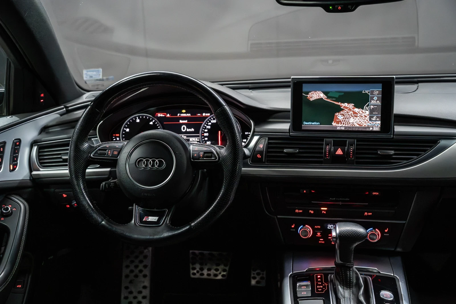 Audi A6 3.0 BI-TDI / S6 / MAXTON / FULL LED / SUNROOF / F1, снимка 10 - Автомобили и джипове - 55278115