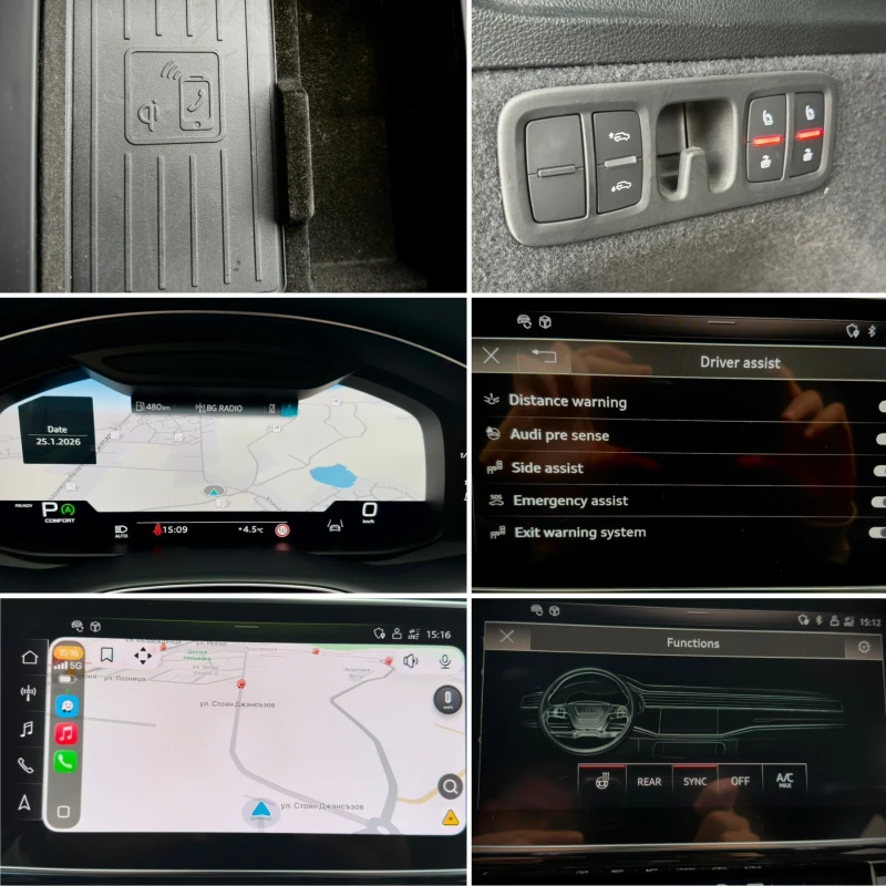 Audi Q7 3XSLINE::FULL::7места::B&O::Matrix Laser::RS SEAT:, снимка 12 - Автомобили и джипове - 53518305