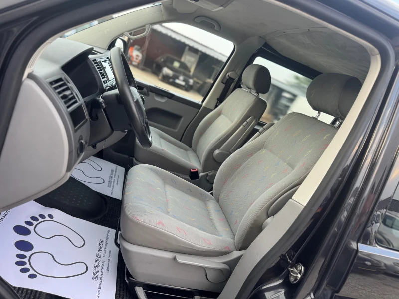 VW T5 2.5TDI 131кс 6с КЛИМАТИК ДЪЛГА БАЗА 5-места, снимка 11 - Бусове и автобуси - 51184594