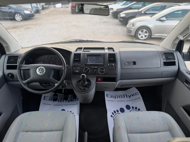 VW T5 2.5TDI 131кс 6с КЛИМАТИК ДЪЛГА БАЗА 5-места, снимка 9 - Бусове и автобуси - 51184594