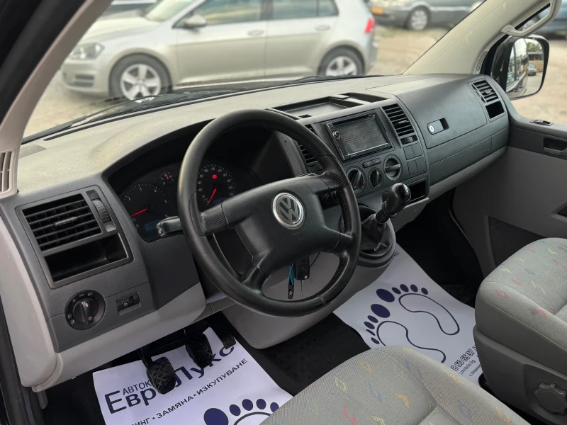 VW T5 2.5TDI 131кс 6с КЛИМАТИК ДЪЛГА БАЗА 5-места, снимка 10 - Бусове и автобуси - 51184594