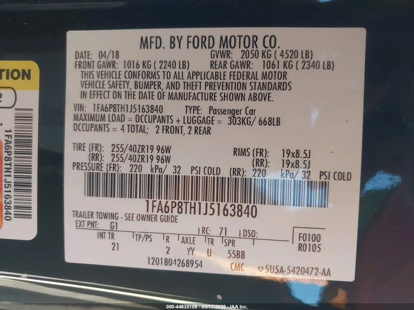 Ford Mustang 2.3l Ecoboost, снимка 9 - Автомобили и джипове - 54353816