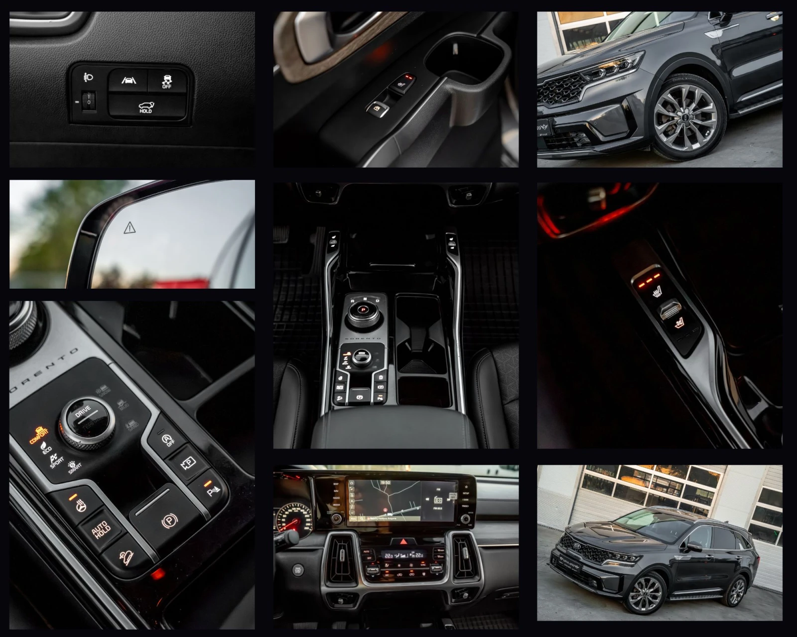 Kia Sorento Гаранция* 2.2 CRDI 4x4 Джойстик 8 скорости, снимка 10 - Автомобили и джипове - 54830777
