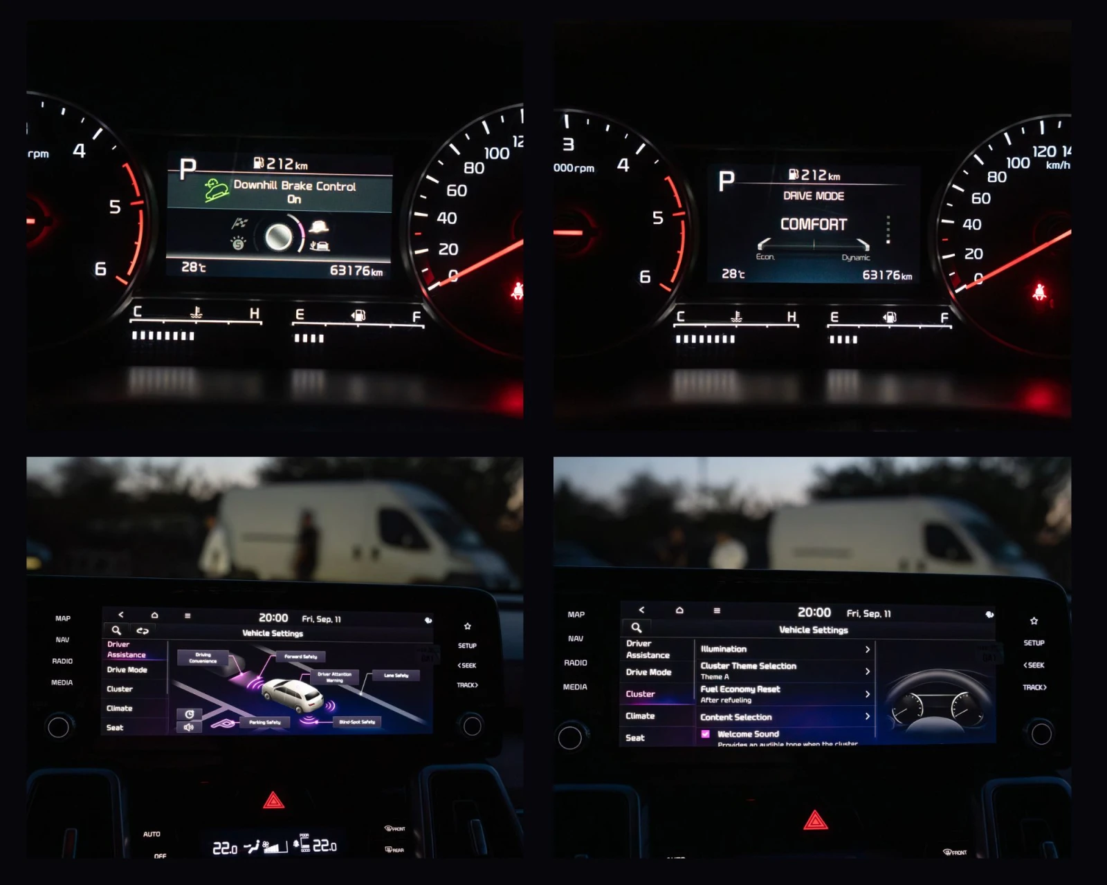 Kia Sorento Гаранция* 2.2 CRDI 4x4 Джойстик 8 скорости, снимка 12 - Автомобили и джипове - 54830777