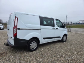 Ford Transit Custom 2.2 tdci 6 места климатик!, снимка 5 - Бусове и автобуси - 53655342