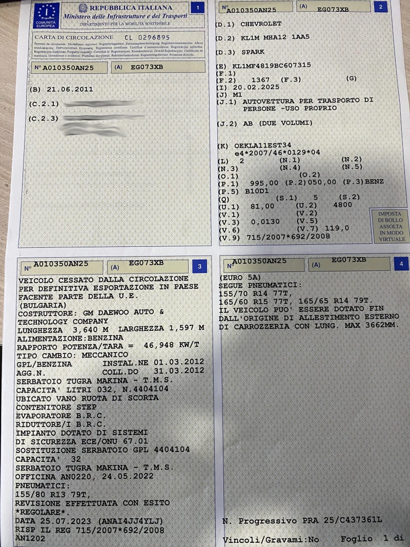 Chevrolet Spark 1.0i Газ 173х.км ---БОНБОН---, снимка 14 - Автомобили и джипове - 50020160