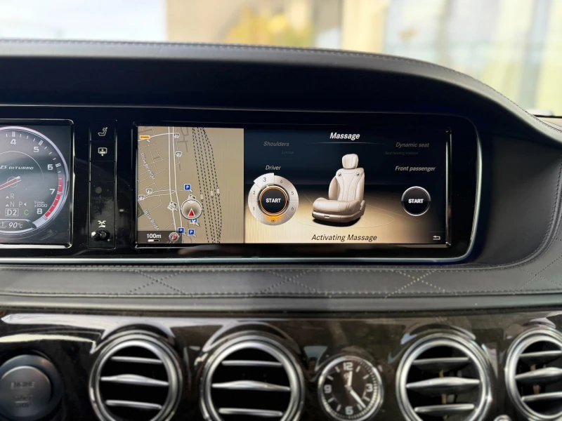 Mercedes-Benz S 500 6 МЕСЕЦА ГАРАНЦИЯ/Long 4 Matic 455к.с. FULL, снимка 13 - Автомобили и джипове - 52731585