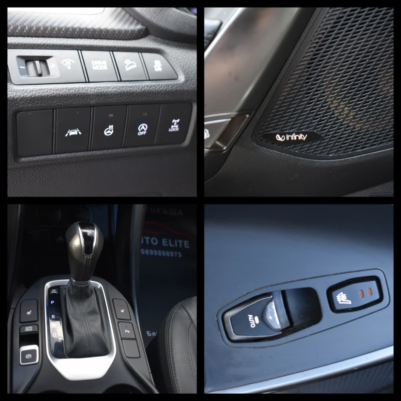 Hyundai Santa fe 2.2GRDI/200kc/4WD/PREMIUM/FULL/93000km/ITALY/НОВ!!, снимка 14 - Автомобили и джипове - 52505510