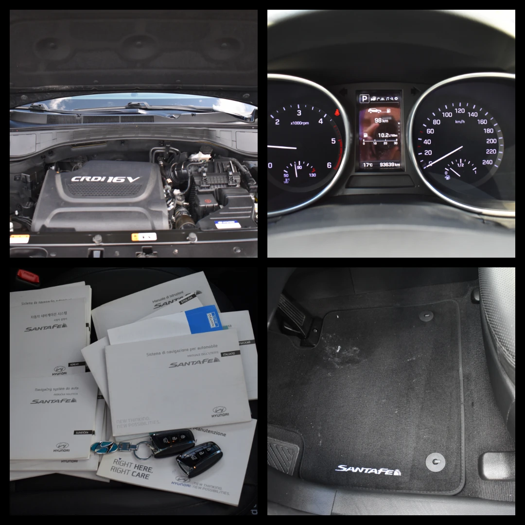 Hyundai Santa fe 2.2GRDI/200kc/4WD/PREMIUM/FULL/93000km/ITALY/!! | Mobile.bg   17