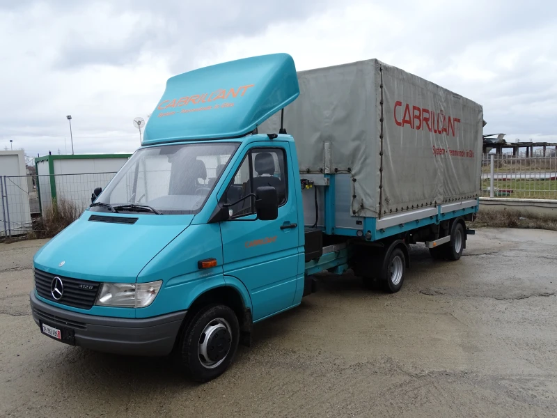 Mercedes-Benz Sprinter 412 КАТ. * Б+ E* ВЛЕКАЧ + ПОЛУРЕМАРКЕ С ПАДАЩ БОРД, снимка 2 - Бусове и автобуси - 53393433