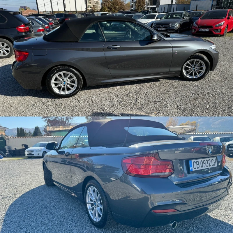 BMW 218 Cabrio-64700km-1.5i 136hp-4.2019г-Камера, снимка 3 - Автомобили и джипове - 47851622