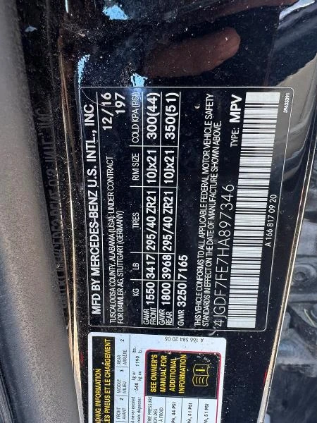 Mercedes-Benz GLS 63 AMG 5.5L 8 All wheel drive, снимка 14 - Автомобили и джипове - 53367690