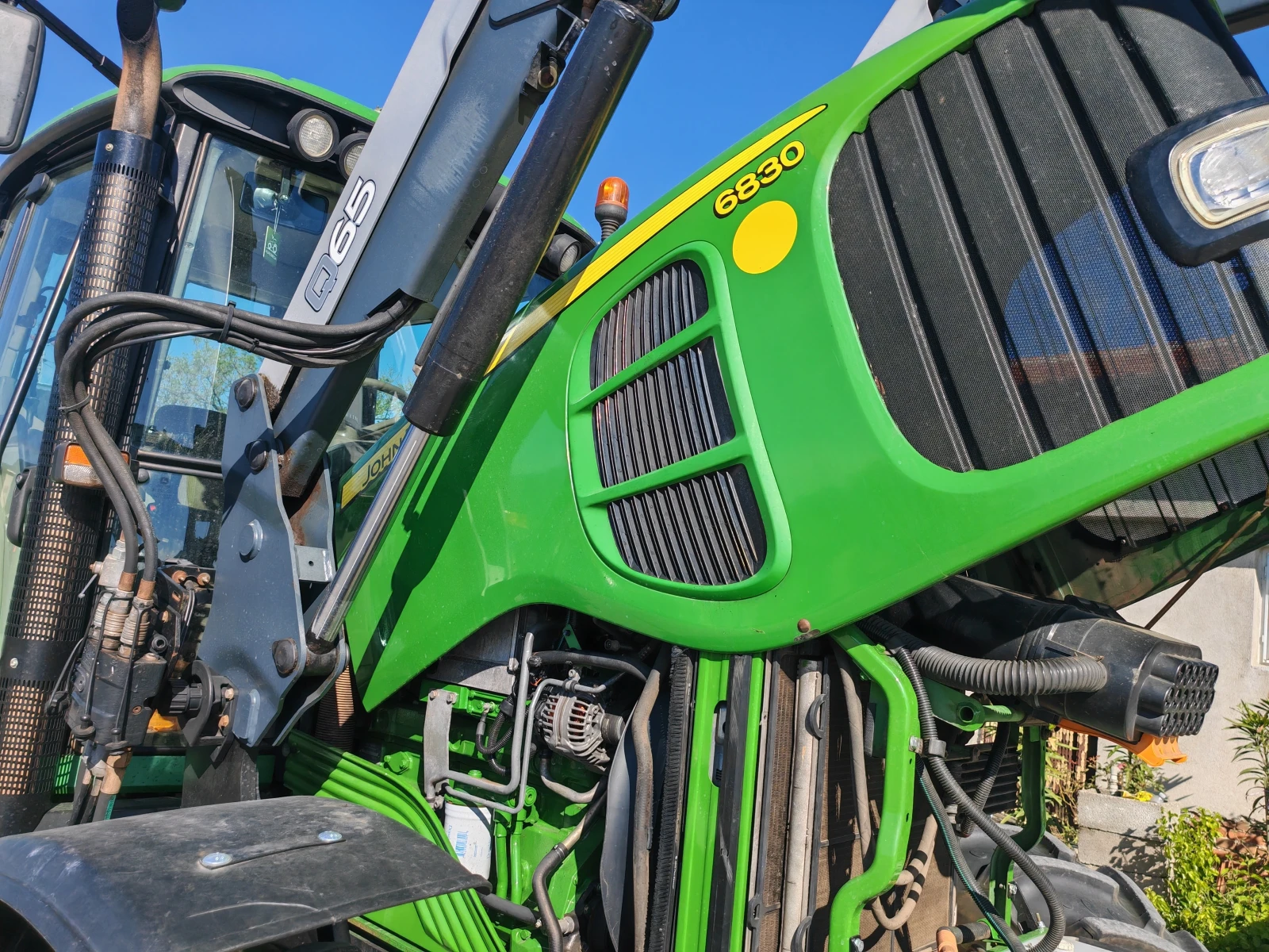 Трактор John Deere 6830 TLS лизинг с първоначална вноска 20 %, снимка 16 - Селскостопанска техника - 54555173