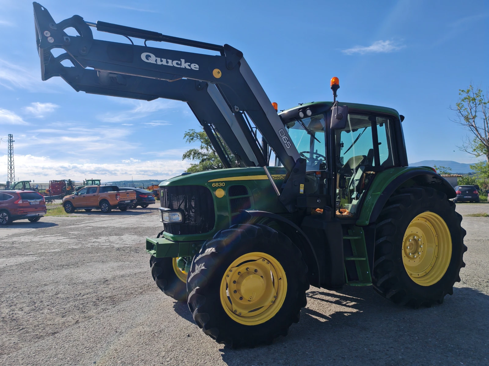 Трактор John Deere 6830 TLS лизинг с първоначална вноска 20 %, снимка 8 - Селскостопанска техника - 54555173