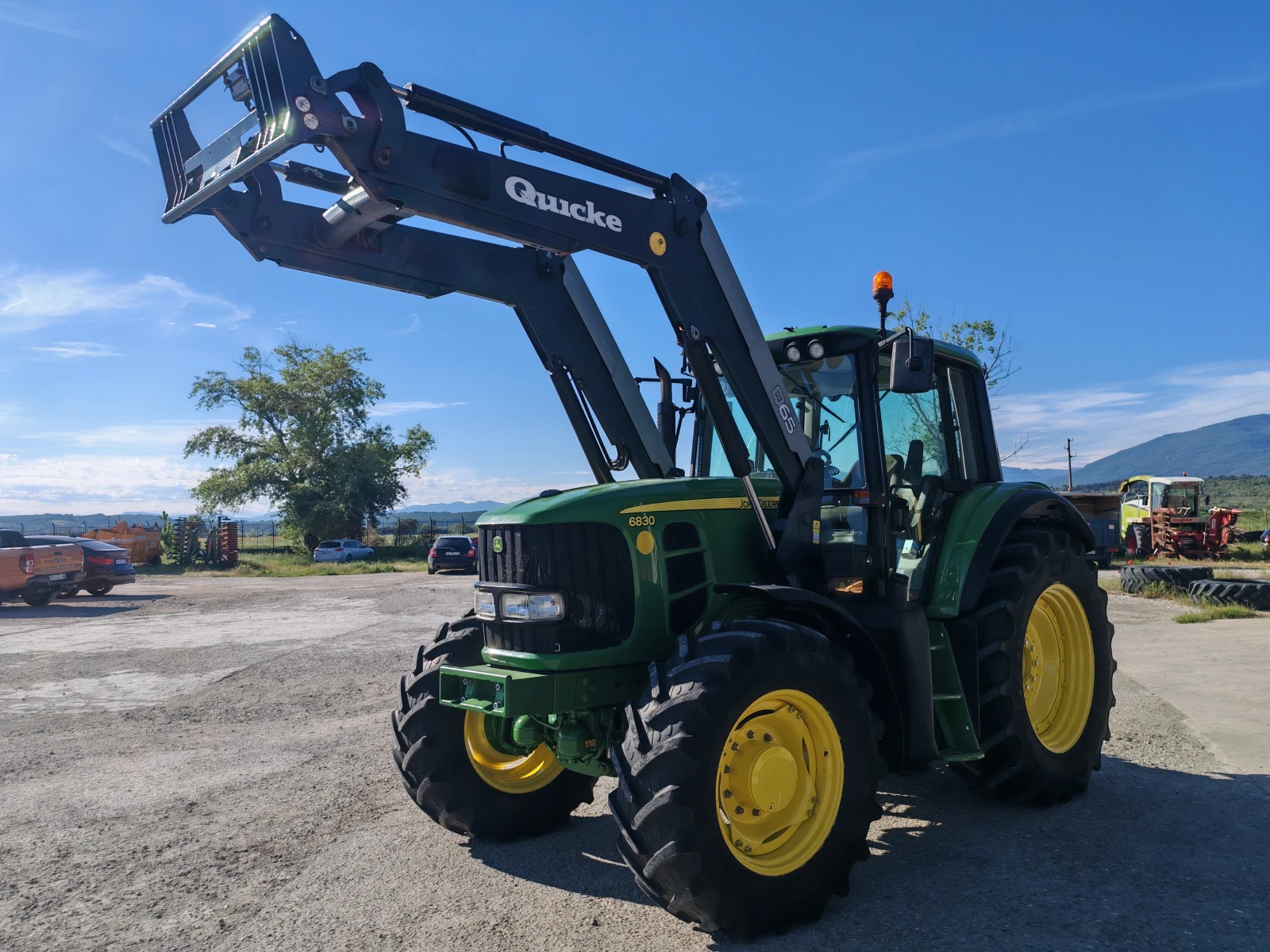 Трактор John Deere 6830 TLS лизинг с първоначална вноска 20 %, снимка 9 - Селскостопанска техника - 54555173