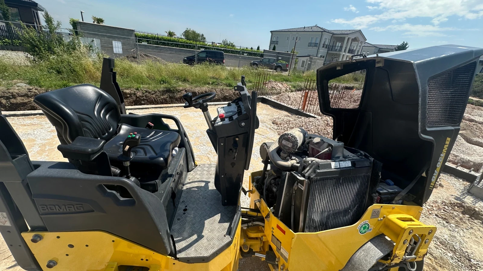 Валяк BOMAG BW120AD, снимка 4 - Индустриална техника - 54828088