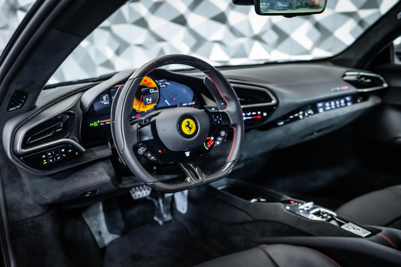 Ferrari 296GTB Nero, снимка 8 - Автомобили и джипове - 55021833