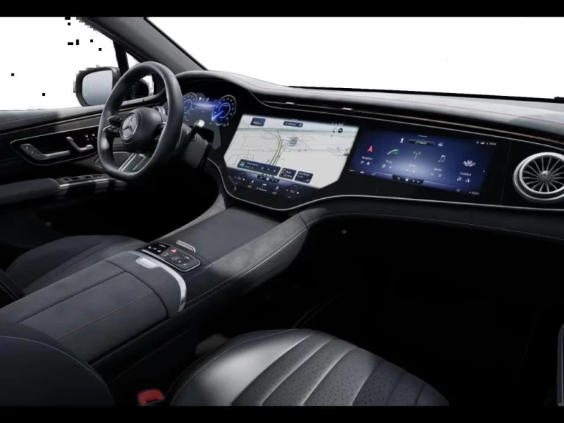 Mercedes-Benz EQS 580/544HP/AMG/4M/7SEATS/NIGHT/PANO/DISTR/WIDE/722v, снимка 12 - Автомобили и джипове - 51820061