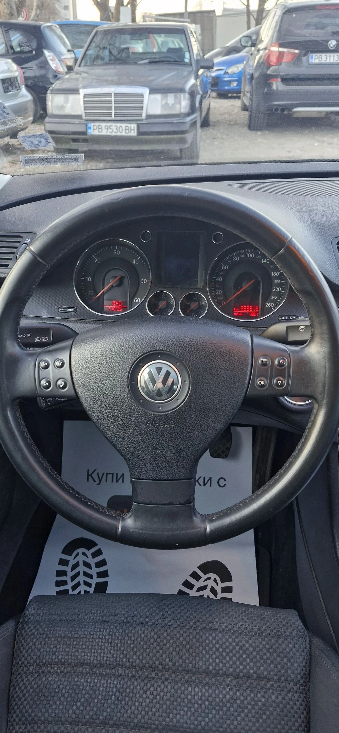 VW Passat 2.0 дизел 140к.с. климатроник, Под.седалки. - изображение 9