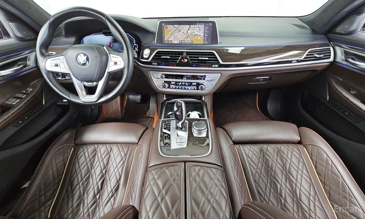 BMW 745 HYBRID* LASER* ДИСТРОНИК* ОБДУХВАНЕ* HARMON* KARDO, снимка 6 - Автомобили и джипове - 55707020