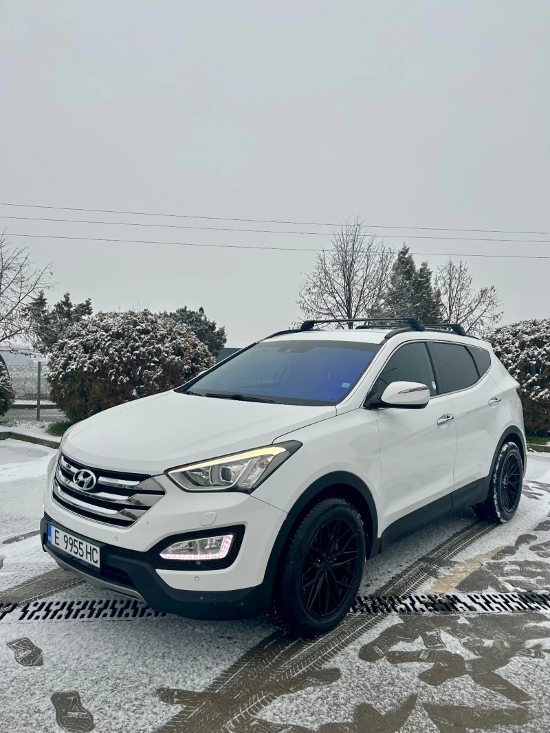 Hyundai Santa fe 2.2 Diesel 197 к.с. Premiun 4x4 Напълно Обслужен , снимка 3 - Автомобили и джипове - 53180515