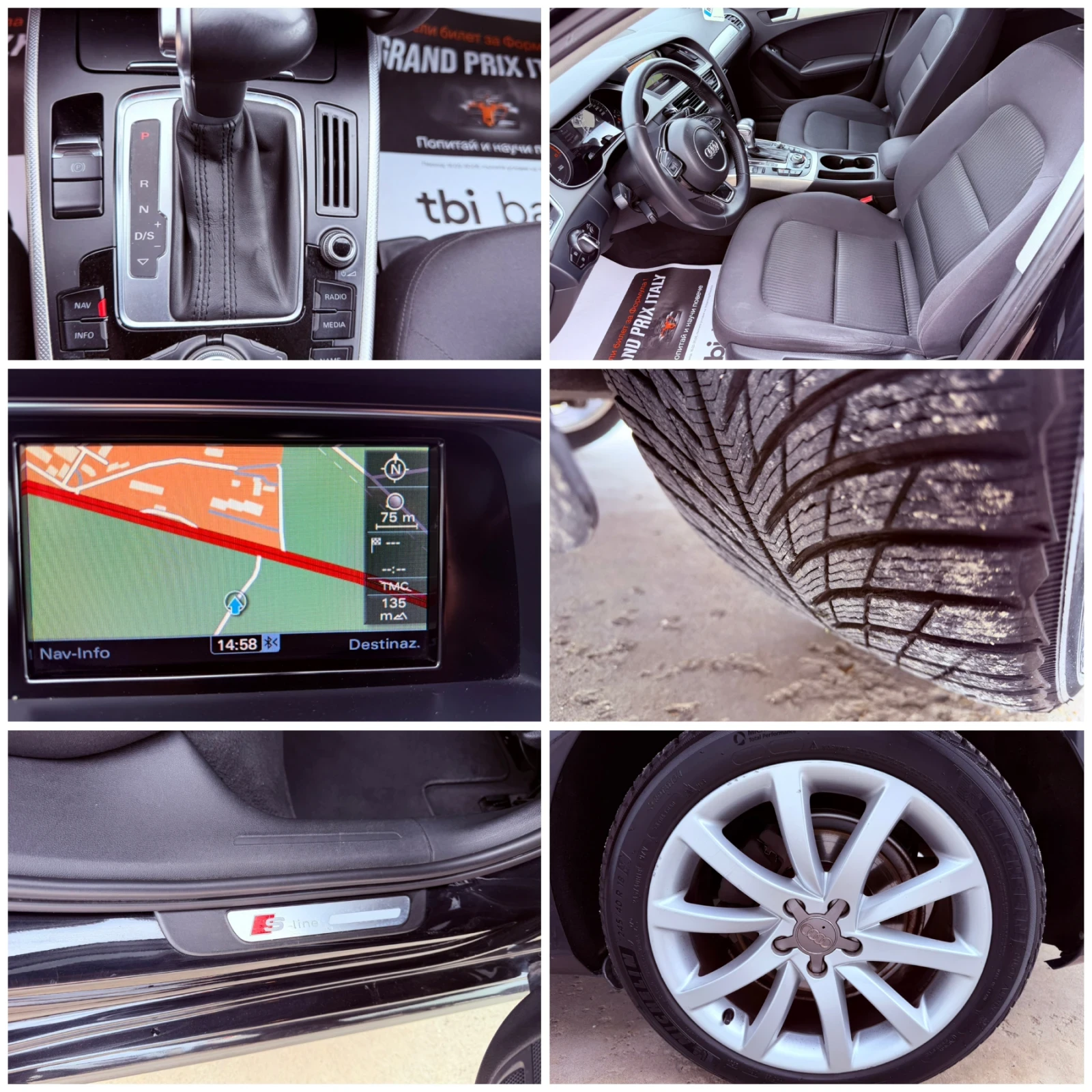 Audi A4 2.0tdi 177k.c * S-LINE* Quattro* Navi* LED* , снимка 10 - Автомобили и джипове - 54130215