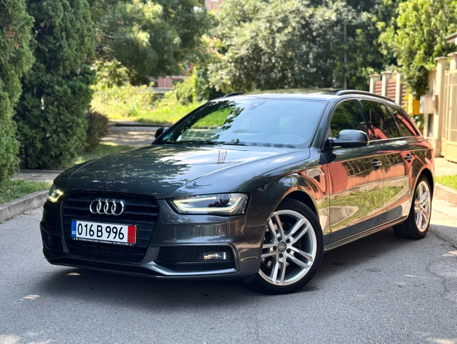 Audi A4 3.0TDi* 204* Sline* PANORAMA* ДИСТРОНИК* РЕАЛНИ КМ, снимка 3 - Автомобили и джипове - 55212678