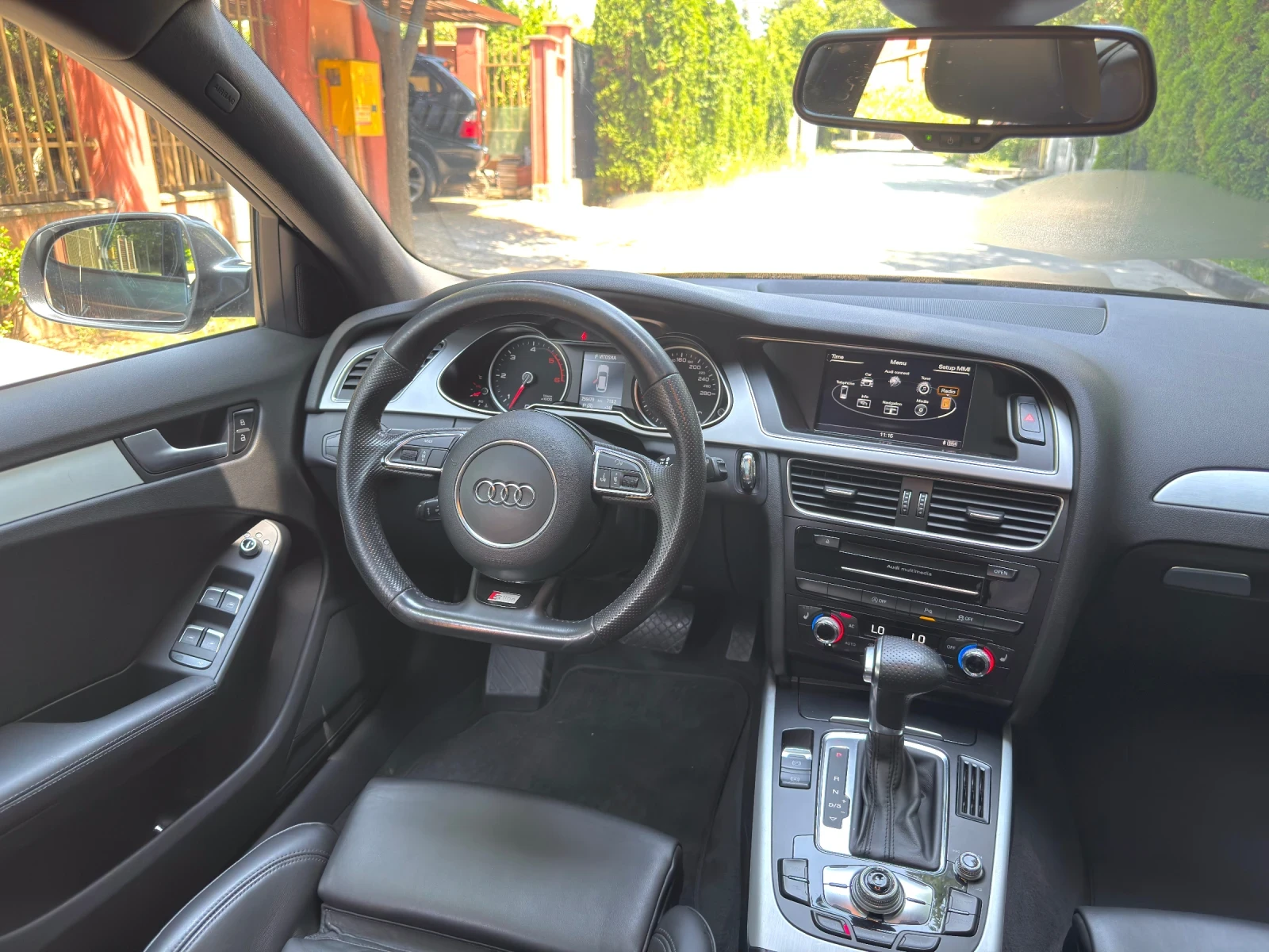 Audi A4 3.0TDi* 204* Sline* PANORAMA* ДИСТРОНИК* РЕАЛНИ КМ, снимка 8 - Автомобили и джипове - 55212678