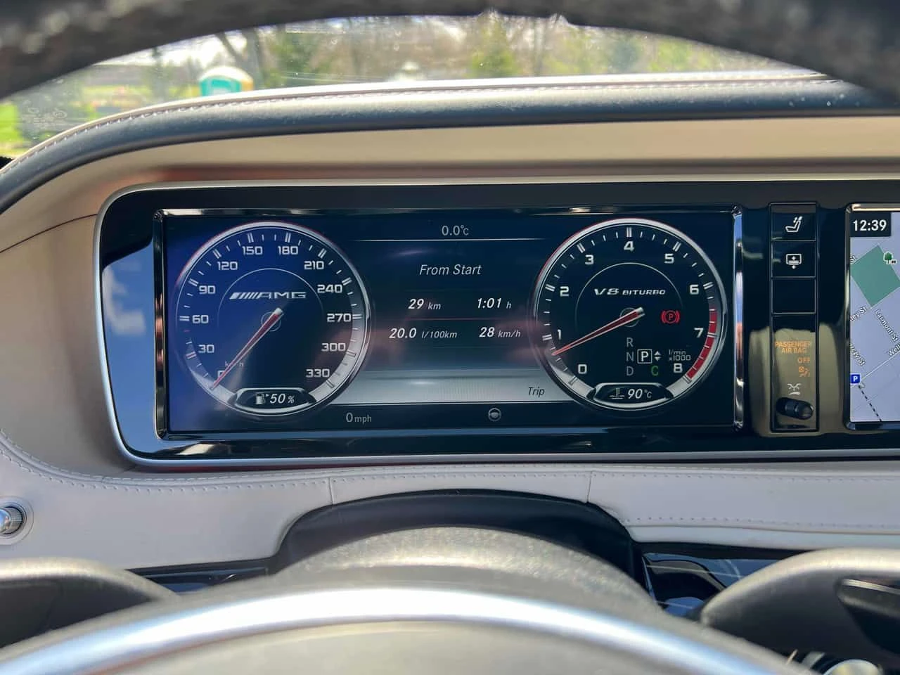 Mercedes-Benz S 63 * AMG * АВТОКРЕДИТ БЕЗ ПЪРВОНАЧАЛНА ВНОСКА* , снимка 8 - Автомобили и джипове - 55156998