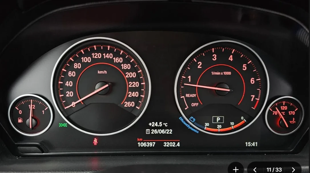 BMW 320 * АВТО КРЕДИТ* ЦЕНА ДО БГ * СЕРВИЗНА ИСТОРИЯ * , снимка 9 - Автомобили и джипове - 55455063