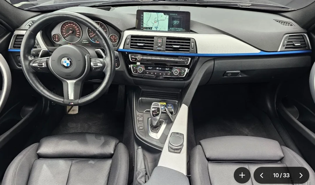 BMW 320 * АВТО КРЕДИТ* ЦЕНА ДО БГ * СЕРВИЗНА ИСТОРИЯ * , снимка 6 - Автомобили и джипове - 55455063