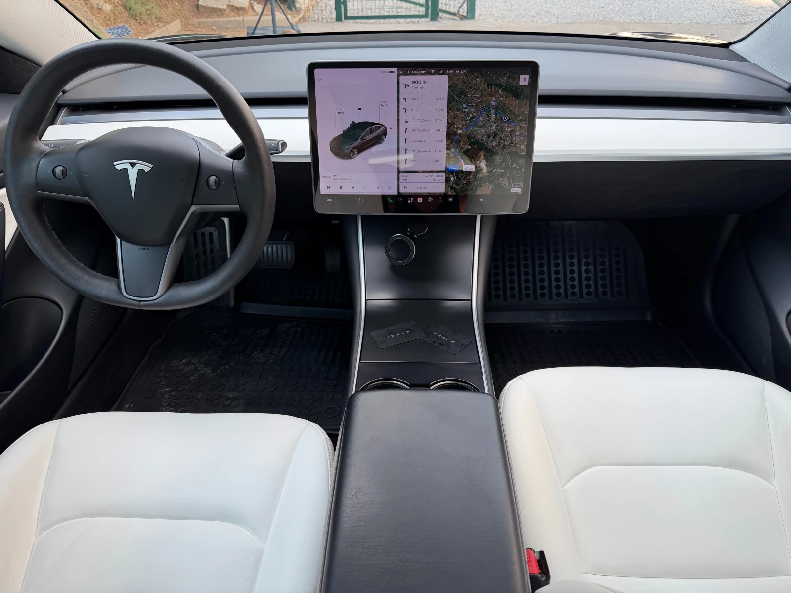 Tesla Model 3 LR AWD - 78 000 км - Бял салон - регистрирана, снимка 5 - Автомобили и джипове - 55773025