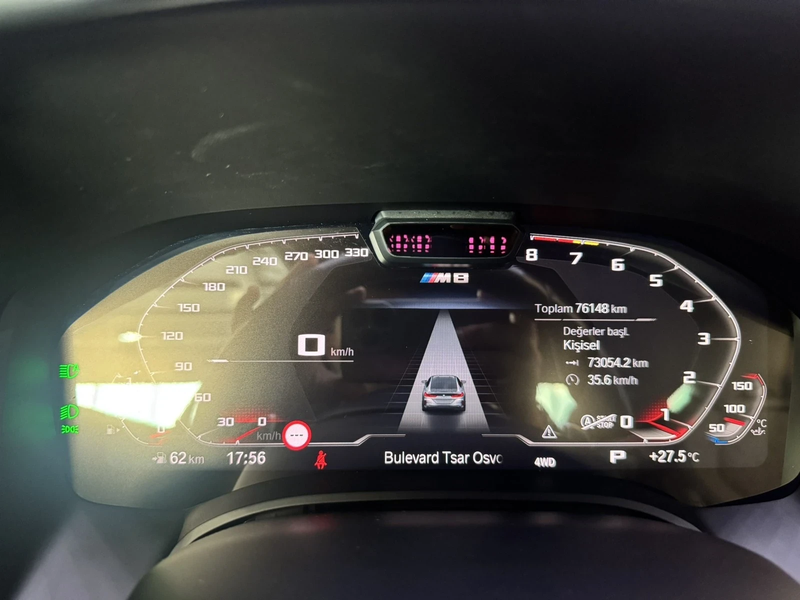 BMW M8 COMP * FULL ЕКС* HEAD UP* BOW&WILK* КАРБОН* ГАРАНЦ, снимка 11 - Автомобили и джипове - 55187620