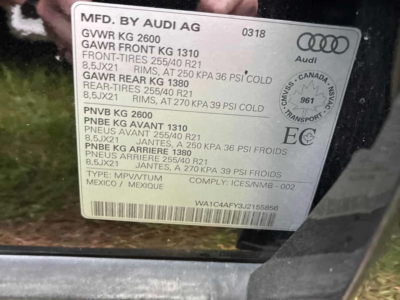 Audi SQ5 Technik  CARFAX, снимка 11 - Автомобили и джипове - 56390623