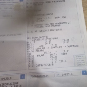 Opel Zafira 1.6 16 v metan, снимка 4