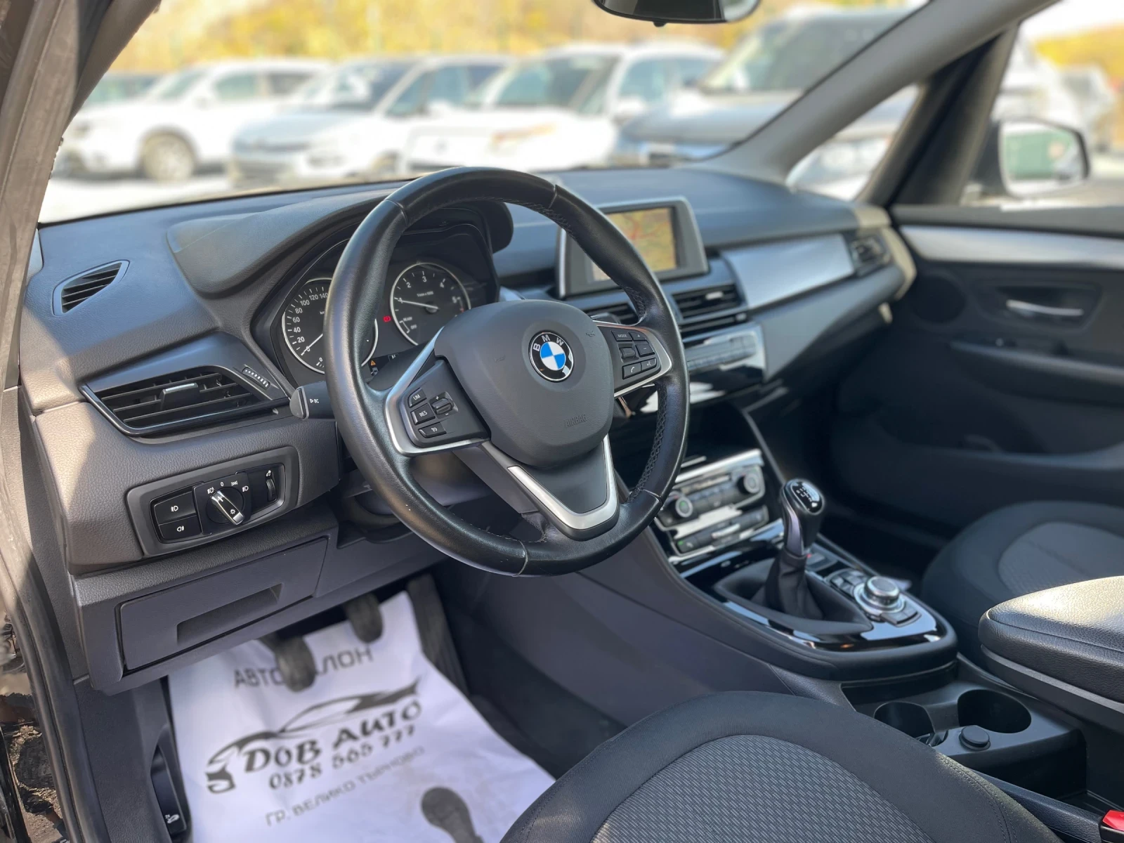 BMW 216 САМОПАРКИРАНЕ-NAVI-LED-ПАРКТРОНИК-146000km - изображение 9