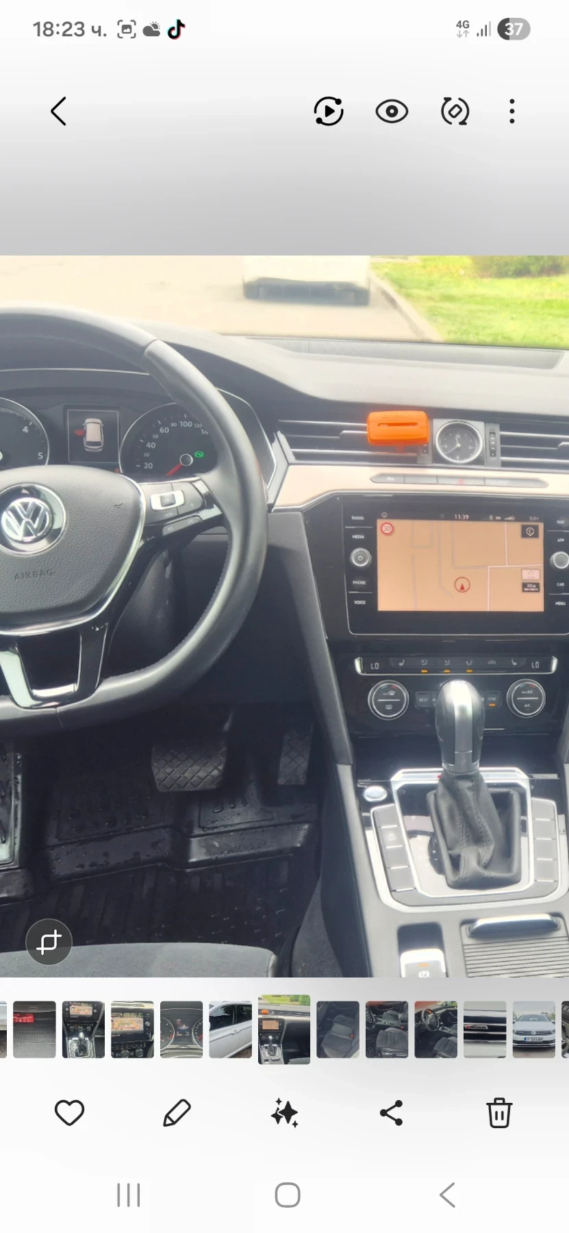 VW Passat B8 2.0 190 4x4, снимка 8 - Автомобили и джипове - 54270872