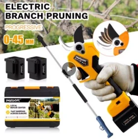 Специализирани машини Машини за лозя/овошки Акумулаторна  Лозарска Ножица Swansoft PRU-45, снимка 2