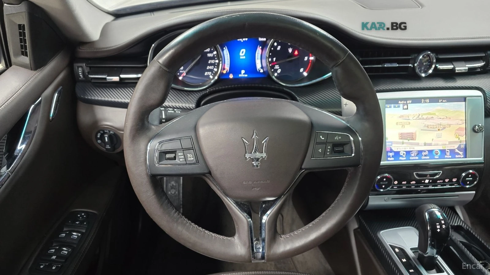 Maserati Quattroporte КОЖА* ОБДУХВ* НАВИ* ПАНО, снимка 11 - Автомобили и джипове - 55403219