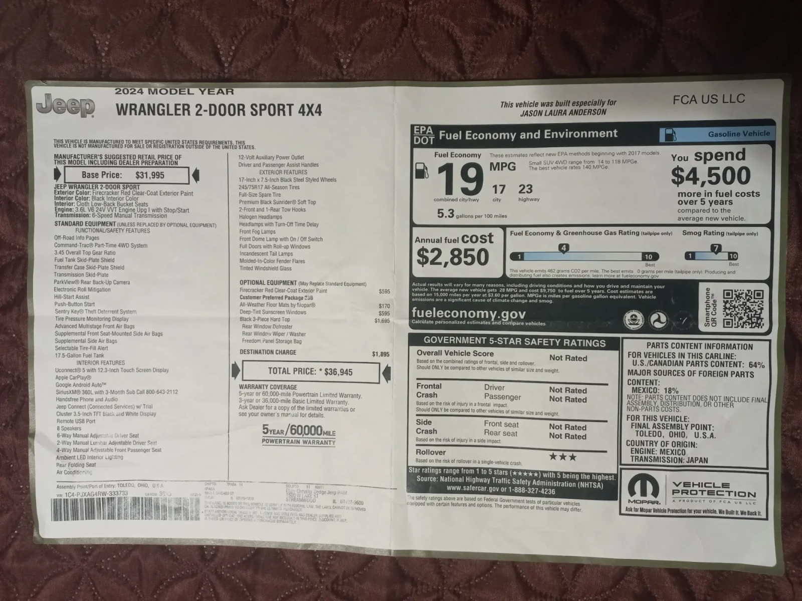Jeep Wrangler Sport, снимка 9 - Автомобили и джипове - 56509750