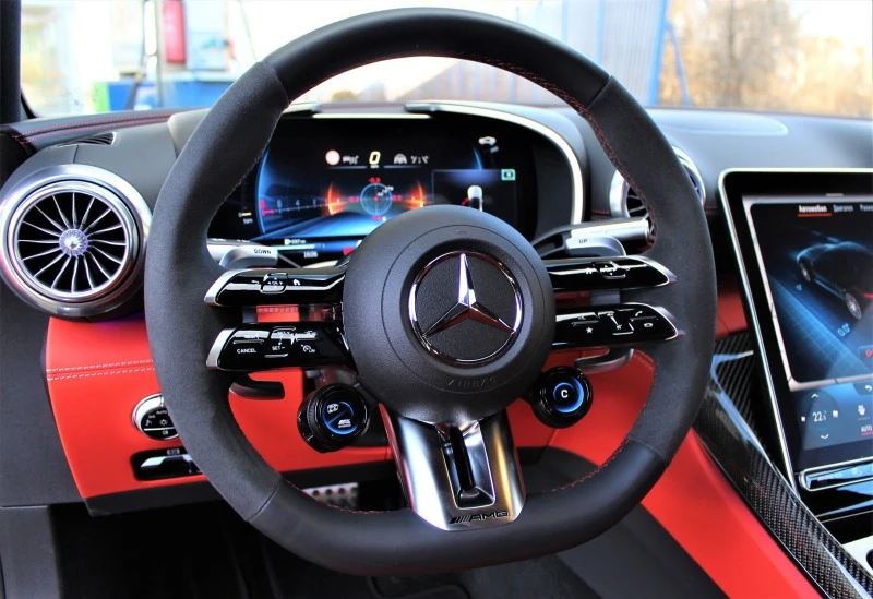 Mercedes-Benz SL 43 AMG / CARBON/ NIGHT/ V8 STYLE/ AERO/ BURME/ 360/ HUD/ , снимка 12 - Автомобили и джипове - 39846106