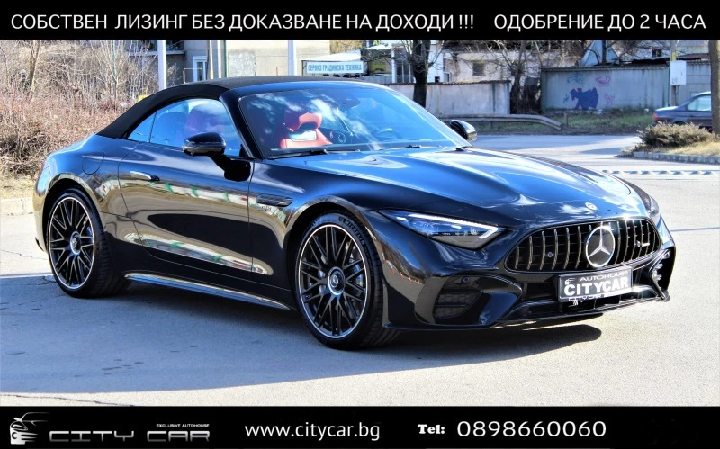 Mercedes-Benz SL 43 AMG / CARBON/ NIGHT/ V8 STYLE/ AERO/ BURME/ 360/ HUD/ , снимка 1 - Автомобили и джипове - 39846106