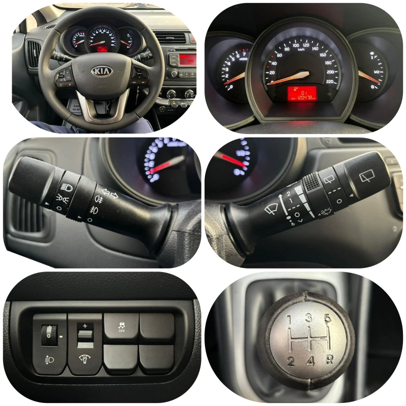 Kia Rio 1.2i с АГУ УНИКАТ, снимка 13 - Автомобили и джипове - 47324036