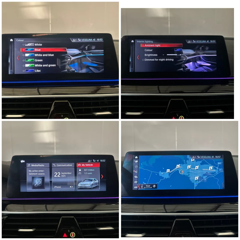 BMW 530 D /M-PERFORMANCE /AKRAPOVIC /AMBIENT /DISTRONIC , снимка 13 - Автомобили и джипове - 51799779