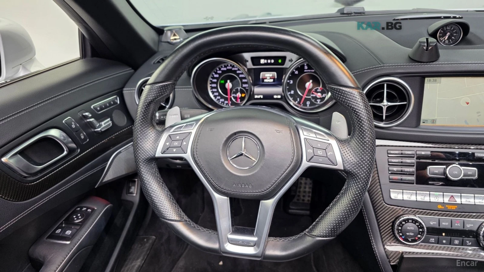 Mercedes-Benz SL 63 AMG R231* ПОДГРЕВ* ОБДУХВАНЕ* МАСАЖИ* КАМЕРА* KEYLESS*, снимка 5 - Автомобили и джипове - 55391773
