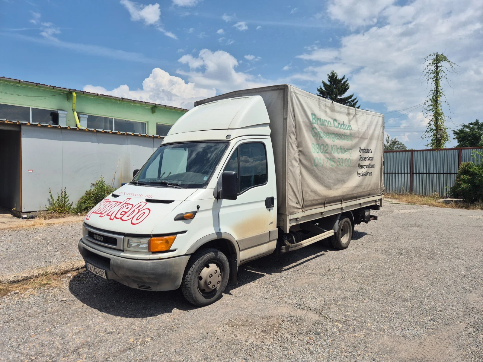 Iveco 50s13 Товарен с падащ борд.Категория N1, снимка 3 - Бусове и автобуси - 55637076