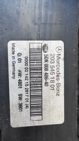   (  BSI / BSM )  Mercedes W203 - 2035451801  / 5DK008486-40 | Mobile.bg    2